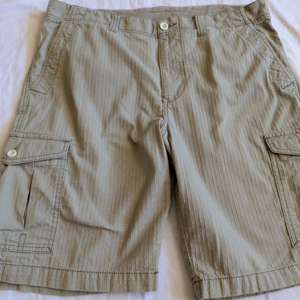 Tommy Bahama Cotton Blend Shorts Size 36 Cargo Resort Wear Beach